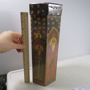 Stars & Saints Wine Box (or tall box) 13" tall Christmas holiday giftable